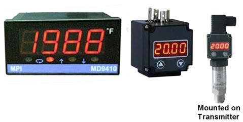 MPI digital panel indicators with alarms