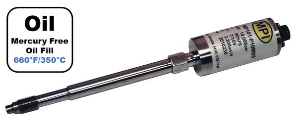 MF100-series Melt Pressure Transducer (oil) - 7500psi, 12"+0"F, 3.3mV/V, 8p
