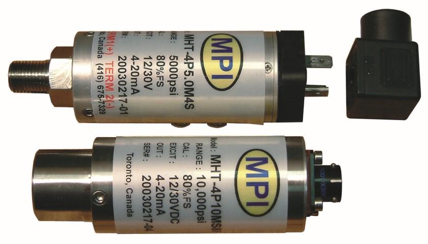 MPI hydraulic pressure transmitters