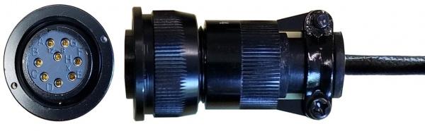 8S Threaded, 25ft Teflon -Transducer / Transmitter Cable